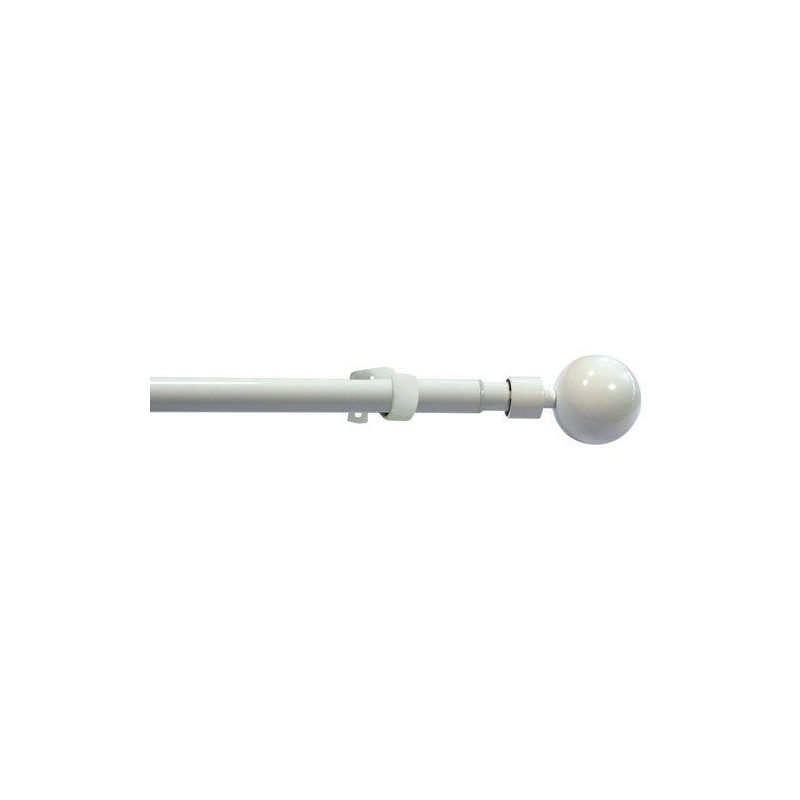 Mobois Kit Ø19/16 extensible 1m20/2m10 boule orlando blanc brillan