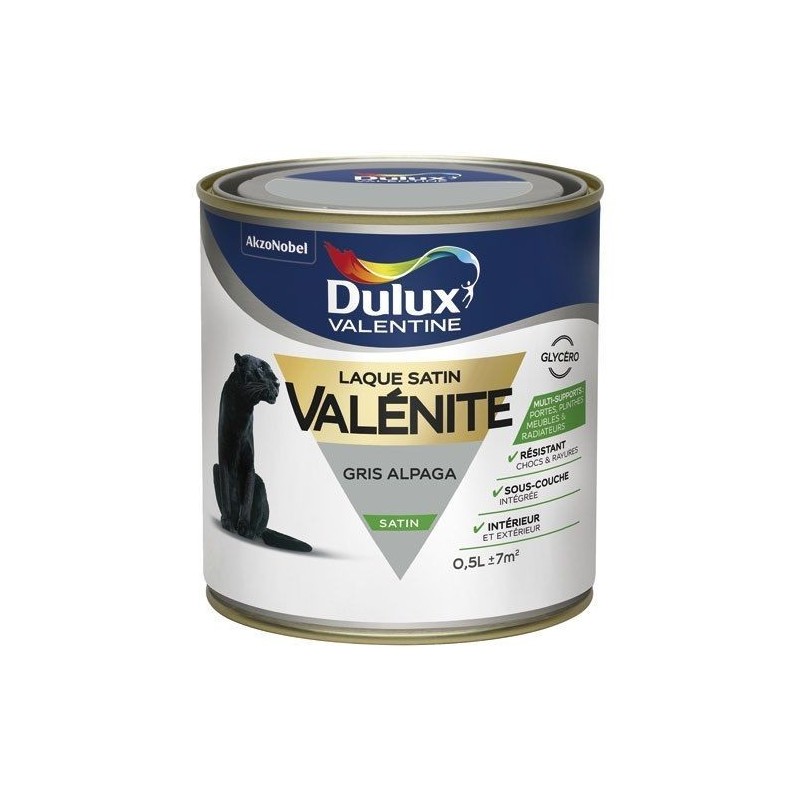 Dulux Valentine Laque valenite satin 0.5L base medium (bm)