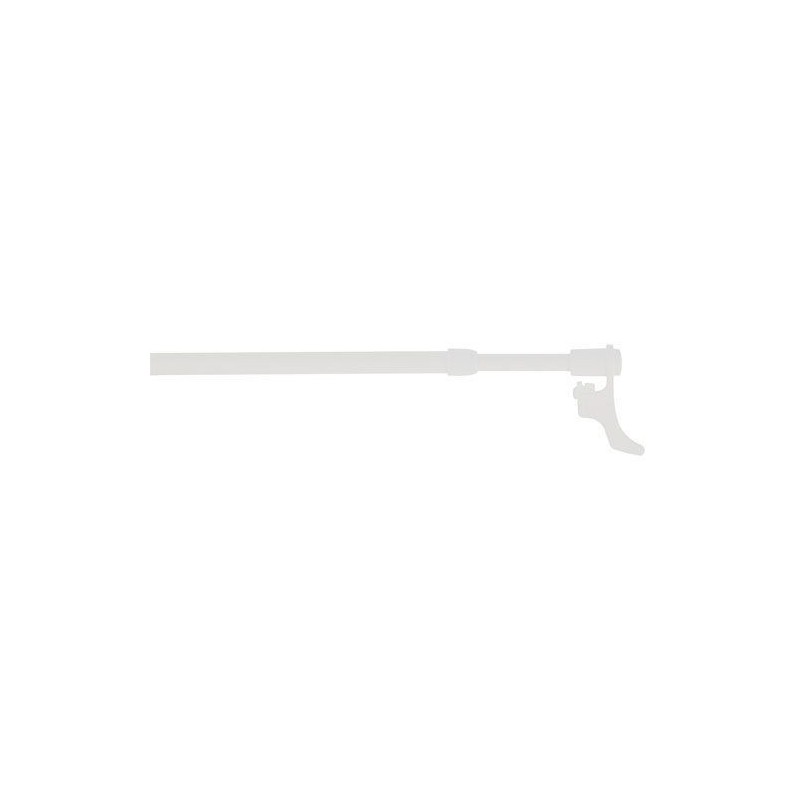 Mobois Tringle néorido plus d9 25/40cm rivet blanc mat