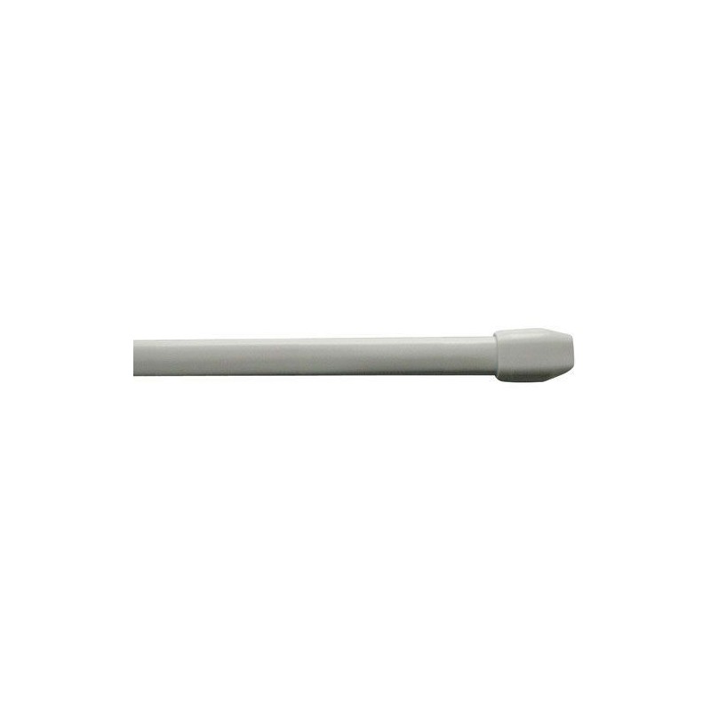 Mobois 2 tringles plates extensibles 80/120cm 4 pitons blanc