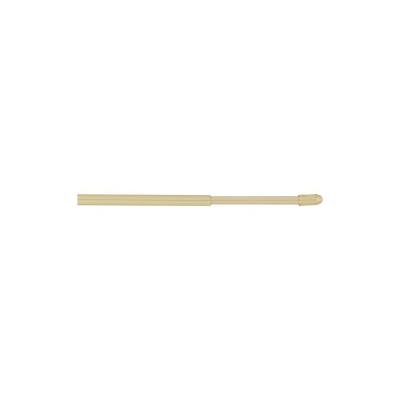 Mobois Tringle ronde ext. 50/80cm doré blister de 2