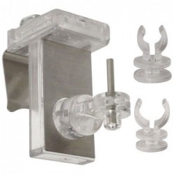 Mobois supports clipvit 3 en 1 translucide/chrome x2 - Image 2