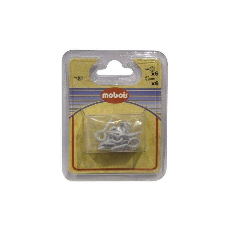 Mobois Pitons p/tring.a ressort blanc 453208