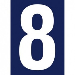 Novap Chiffre adhésif N° rue 8 sur carte - Image 2