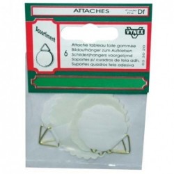 Vynex Attache tableau toile gommée d.30mm sc X7 - Image 2