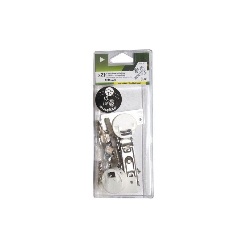 Vynex Charnière invisible d35 en applique sc x2