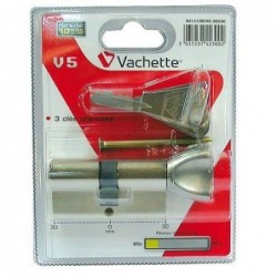 Vachette Cylindre v5 60 30x30 à bouton nickel 63111sc vachette - Image 2