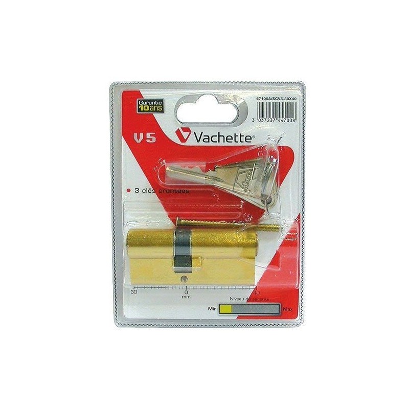 Vachette Cylindre v5 70 30x40 laiton 67100asc vachette