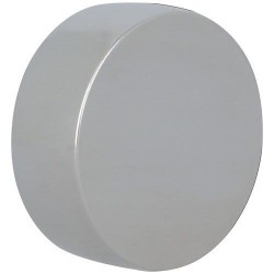 Bouchon D.25mm dressing métal chrome blister de 2