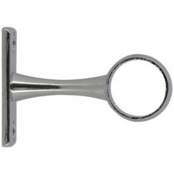 Mobois Support dressing d25mm h70mm métal chrome x2 - Image 2