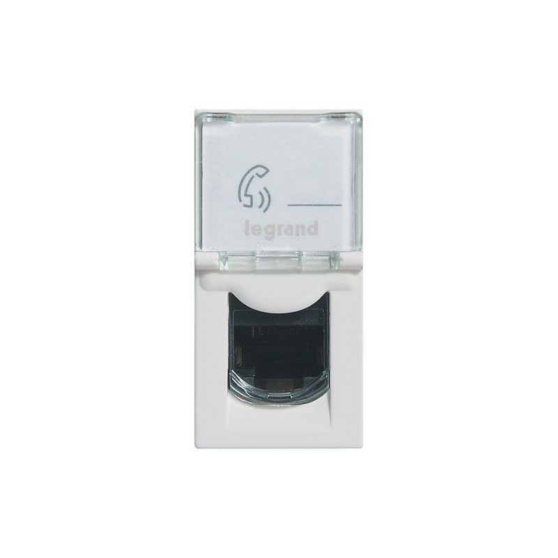 Legrand Prise RJ45 multimédia cat. 6 F/UTP Mosaic Blanc 1 module