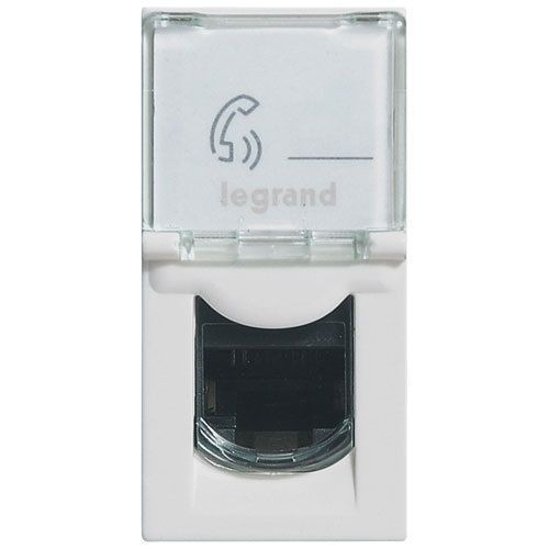 Legrand Prise RJ45 multimédia cat. 6 F/UTP Mosaic Blanc 1 module