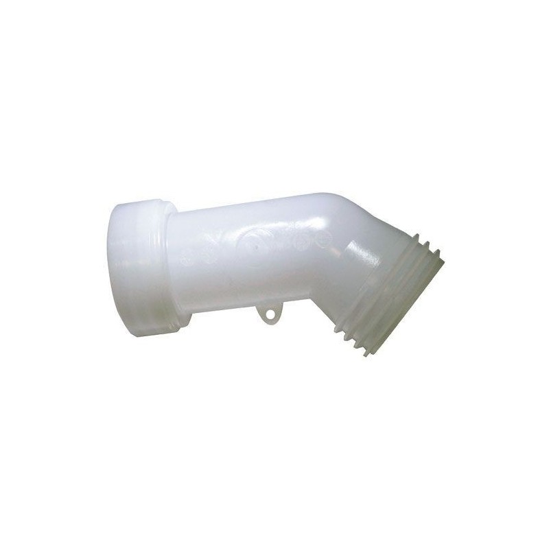 Boutte Rallonge de cuve 1000 l.coudée d.60mm plastique blanc