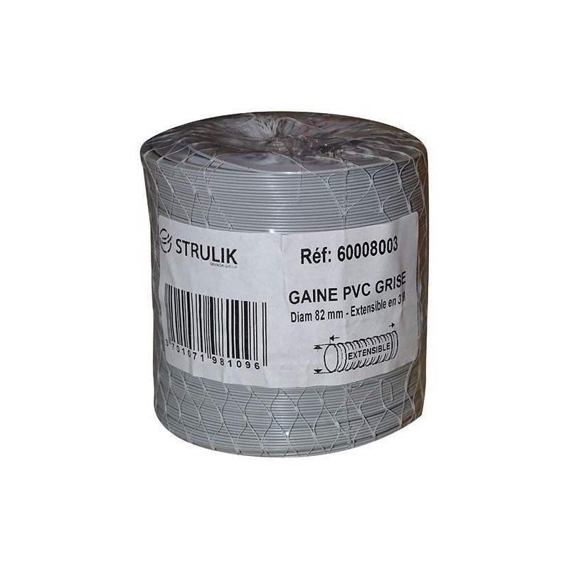 STRULIK Gaine souple pvc filet d.80mm 3ml