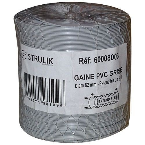 STRULIK Gaine souple pvc filet d.80mm 3ml