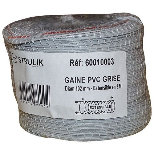 STRULIK Gaine souple pvc filet d.100mm 3ml