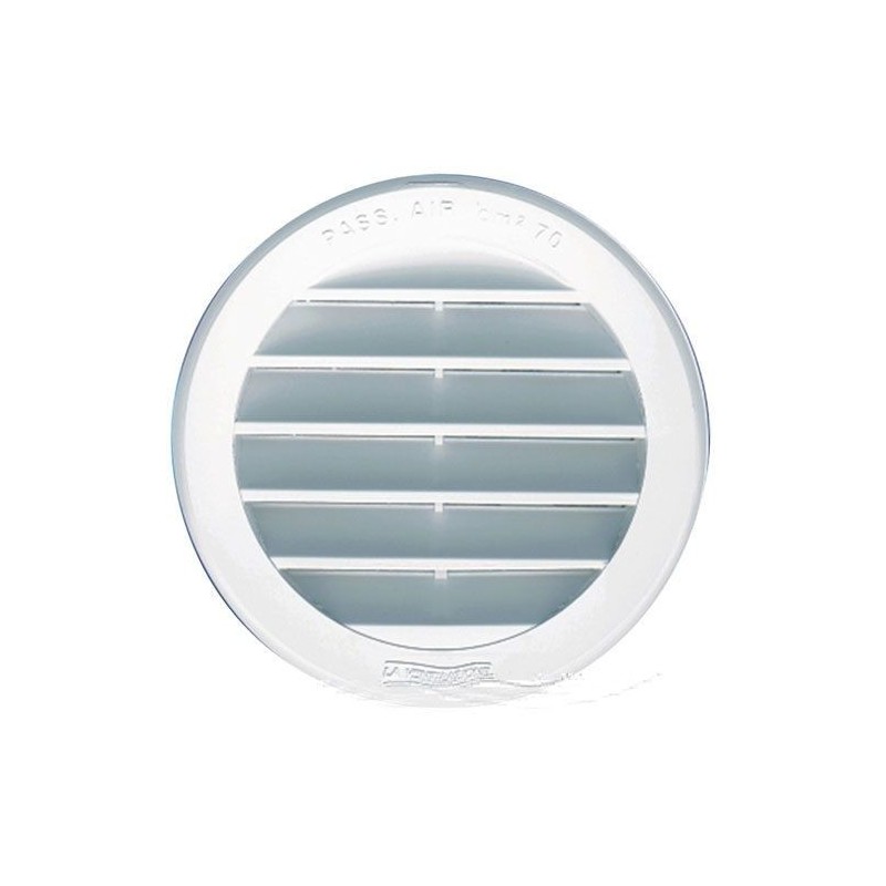 Autogyre Grille ronde à encastrer avec mousti. d.94 extérieur d.130m