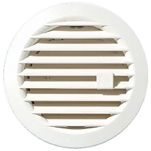 Autogyre Grille ronde réglable.à clipser 0-48cm² d.97mm blanc