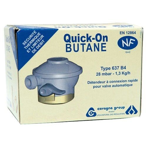 FAVEX Détendeur butane quick on pour valve 27mm 637.5709