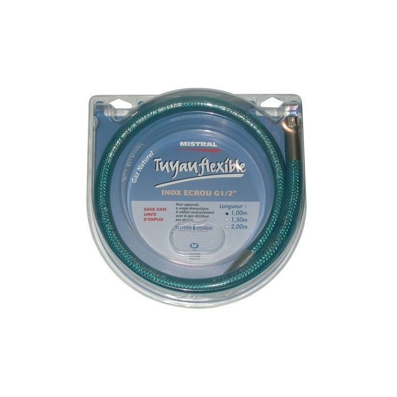 Mistral Gaz Tuyau gaz naturel inox 1m00 mistral