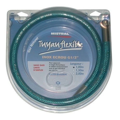 Mistral Gaz Tuyau gaz naturel inox 1m00 mistral