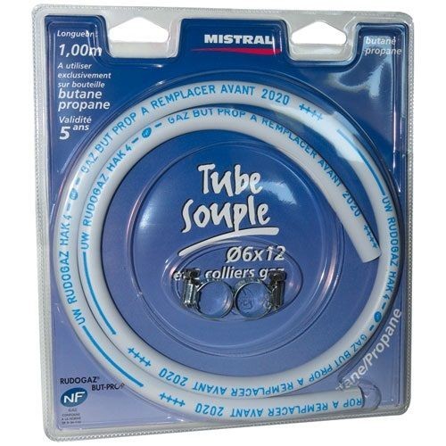 Mistral Gaz Tuyau buta/propa.d6 1m +coll. mistral