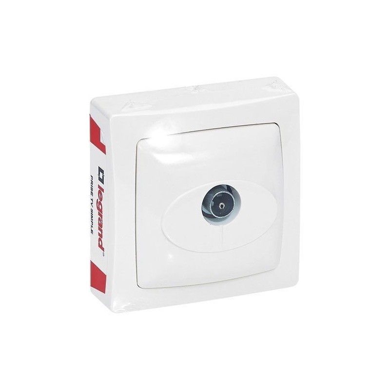 Legrand Asl prise TV mâle 9.5mm blanc