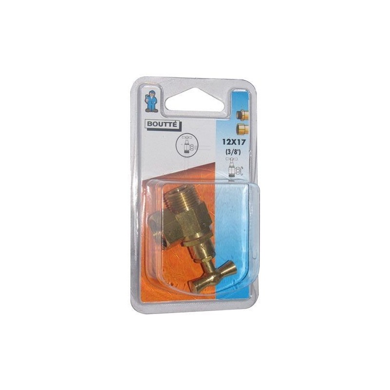 Boutte Robinet chasse 12x17 brut équerre sur carte