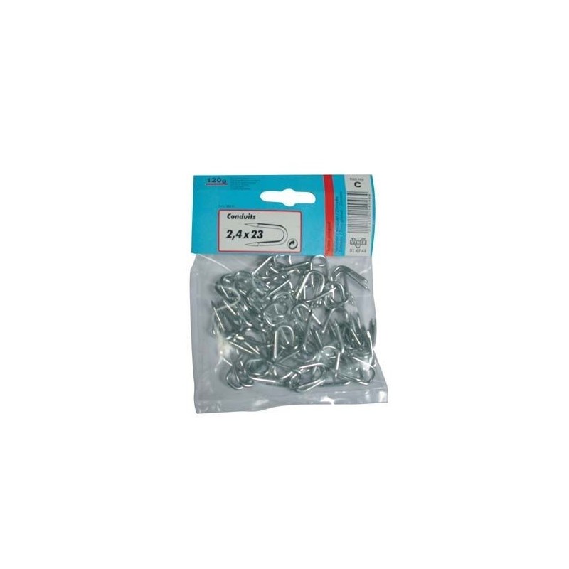 Vynex Conduit acier zingué 2.0 x18 100g
