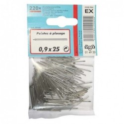 Vynex Pointe placage acier 0.9x35 x220p en blister - Image 2