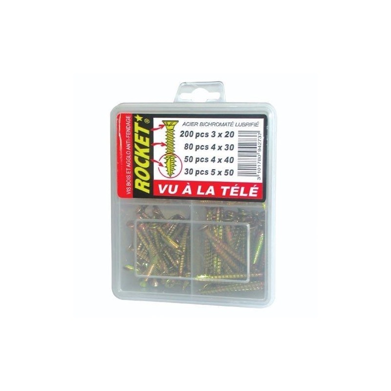 Vynex Vis rocket coffret de 360p. assorties