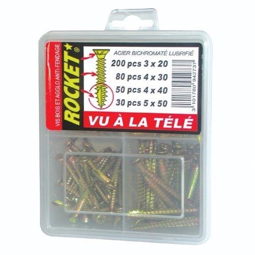 Vynex Vis rocket coffret de 360p. assorties