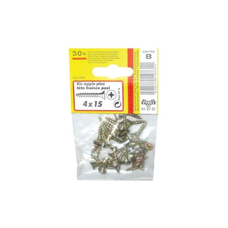 Vynex Vis agglo TF pozi 5x50 sc x10