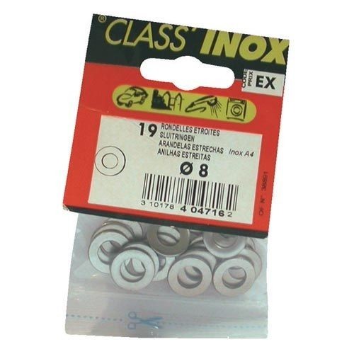 Vynex Rondelle étroite inox a4 8mm x19