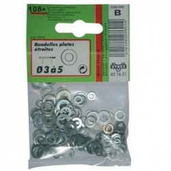 Vynex Rondelle plate étroite assortiment d.6-8-10 sachet x25 - Image 2