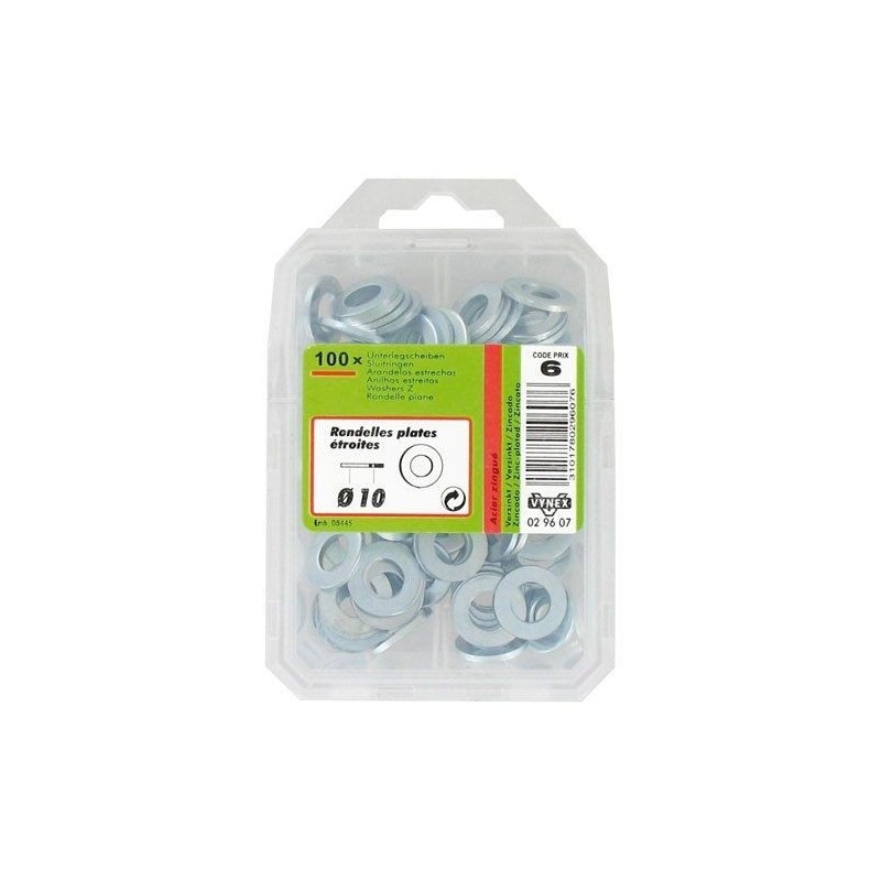 Vynex Rondelle étroite d.10mm X11 en SACHET