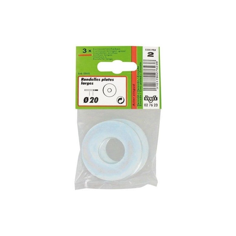 Vynex Rondelle large diam.10mm Vybac x50