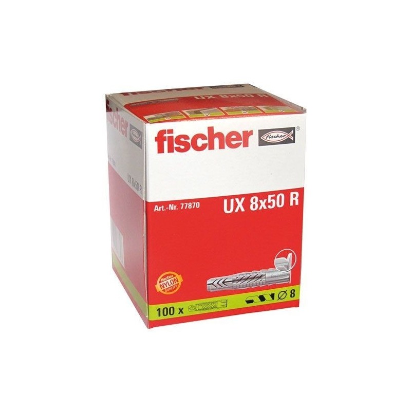 FISCHER FIXATION Cheville UX 8X50 R boite 100p