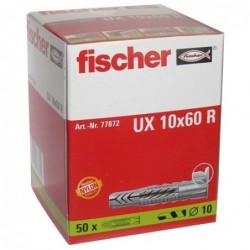 FISCHER FIXATION Cheville UX 10x60 R a collerette boite 50p. - Image 2