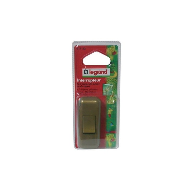 Legrand Interrupteur lampe 2a vieil or s/c