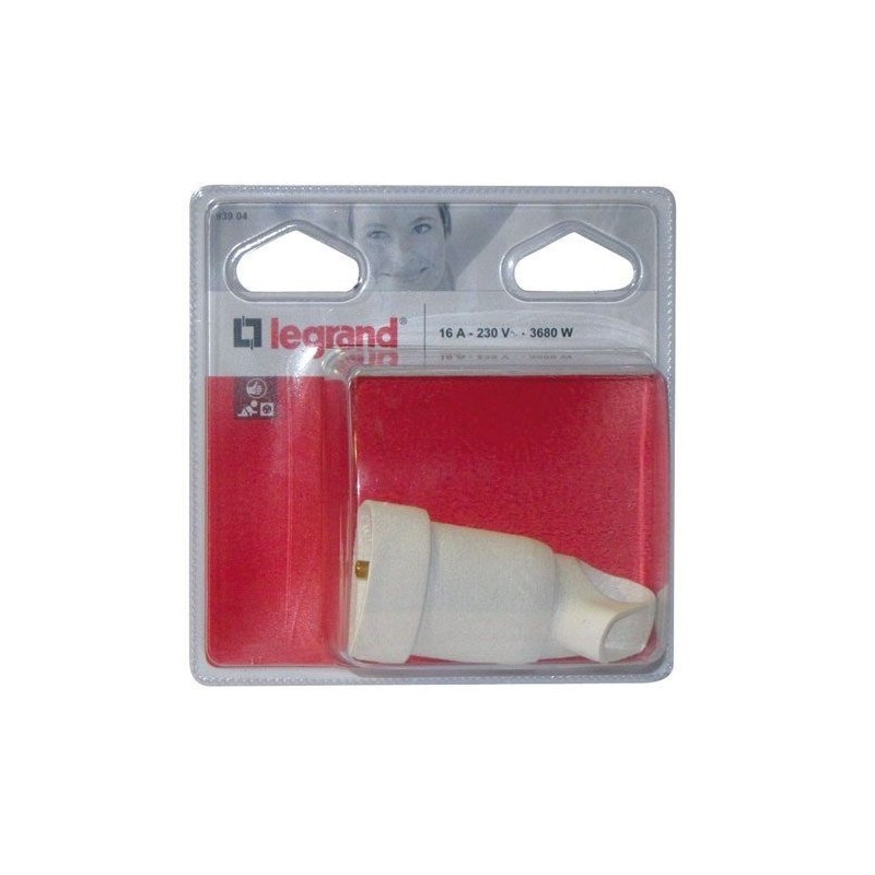 Legrand Fiche femelle 2p+t annela blanc s/c