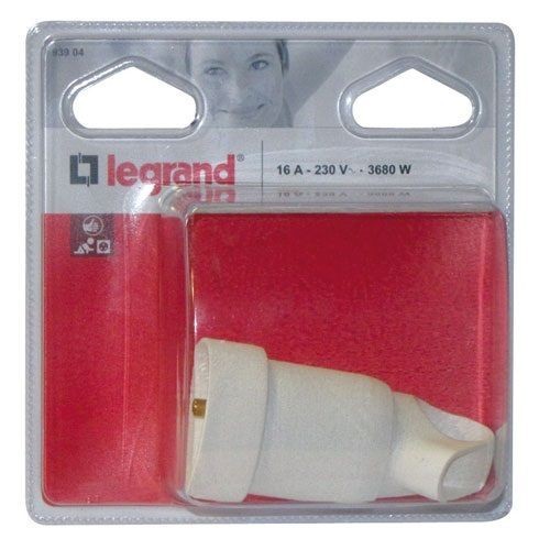 Legrand Fiche femelle 2p+t annela blanc s/c