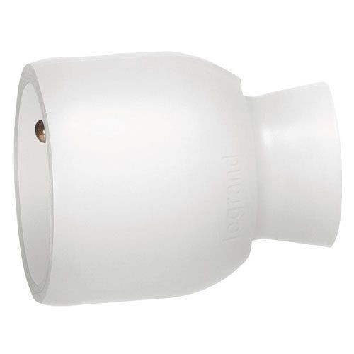 Legrand Fiche femelle 2p+t sortie droite blanc sc