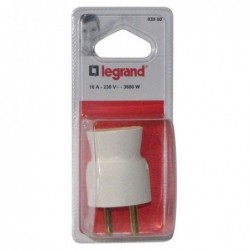 Legrand Fiche mâle 2p+t blanc blister - Image 2
