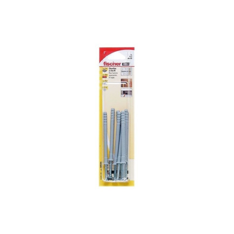FISCHER FIXATION Cheville clou N 8x80  boite 50p