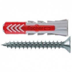FISCHER FIXATION Cheville Duopower 6x30 avec vis boîte de 50 pièces - Image 2
