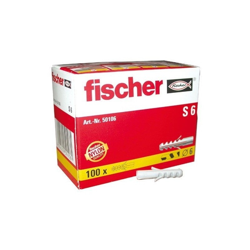 FISCHER FIXATION Cheville nylon S 10 boite 50p.