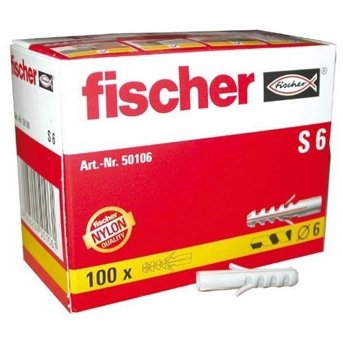 FISCHER FIXATION Cheville nylon S 10 boite 50p.