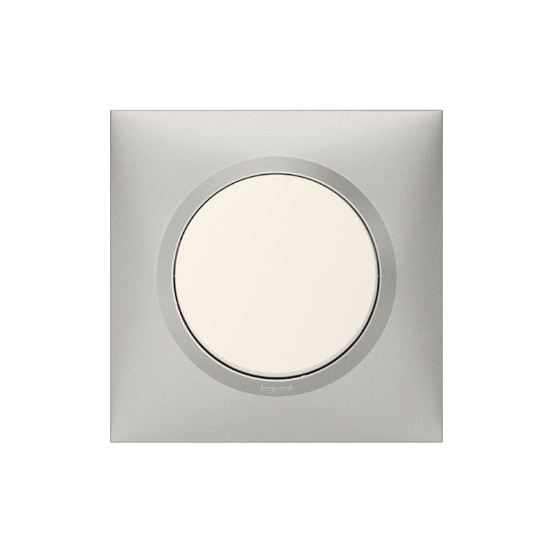 Legrand Plaque 1P aluminium Dooxie