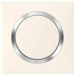 Legrand Plaque 1P blanc chrome Dooxie - Image 2
